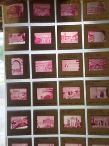 Vintage Lot 60 Souvenir Kodak Color Slides Roma Rome ART architecture - Picture 1 of 3