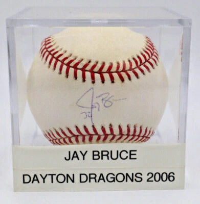 Jay Bruce Cincinnati REDS Dayton Dragons autographed baseball  - Image 1 of 4