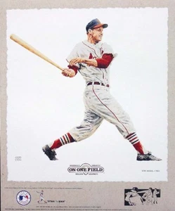 Stan Musial St. Louis Cardinals Lithograph By Michael Mellett - Picture 1 of 1