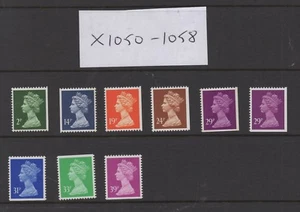 X1050-X1058. Set x 9 Walsall Litho Booklet Maschinen. Unmontiert neuwertig. KOSTENLOSER VERSAND! - Bild 1 von 1