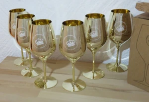 6x Moet & Chandon 1743 Gläser Farbe Gold Champagner Glas ca. 650 ml. - Bild 1 von 9