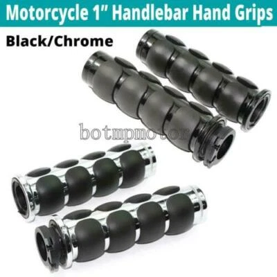 Par de empunhaduras de mão para motocicleta 1" polegada para Yamaha Road Star XV1700AT Silverado - Imagem 1 de 2