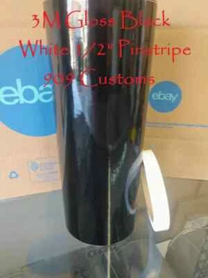 PARA FORD MUSTANG 10 PULGADAS Carreras Vinilo Rayas Gráfico Calcomanía Adhesiva 36 PIES ROLLO Foto 1 de 4