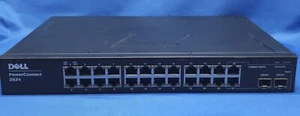 DELL POWERCONNECT 2824 4-PORT GIGABIT MANAGED ETHERNET SWITCH 1U - Picture 1 of 5