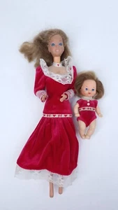 Heart Family Mom and Toddler Outfit Vintage 1985 Mattel Barbie Kiss n Cuddle - Bild 1 von 15