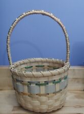 Hand Woven Basket Country Cottage Decor Signed D. Zvanut #900