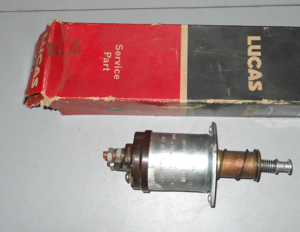 Nuevo de Lote Antiguo Lucas Solenoide de Arranque para Jaguar XKE V12 XJ12 XJS 26381 S G Foto 1 de 1