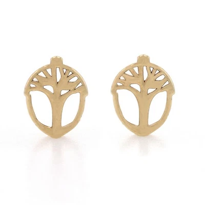 New ALEX AND ANI Unexpected Miracles Earrings Sterling Silver Gold Plated Tree Foto 1 de 4