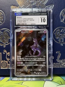CGC 10 Mewtwo Full Art Holo Rare #183 Pokemon Japanese Scarlet & Violet 151  - Bild 1 von 2
