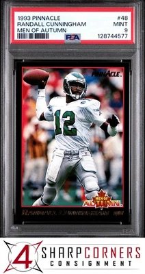 Pinnacle Men of Autumn #48 Randall Cunningham Pop 1993 1 PSA 9 Foto 1 de 3