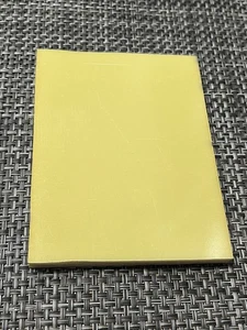 Vintage gelbes Phenol Micarta Blatt 1/2” × 4-1/2” × 6” (1A-6) - Bild 1 von 2