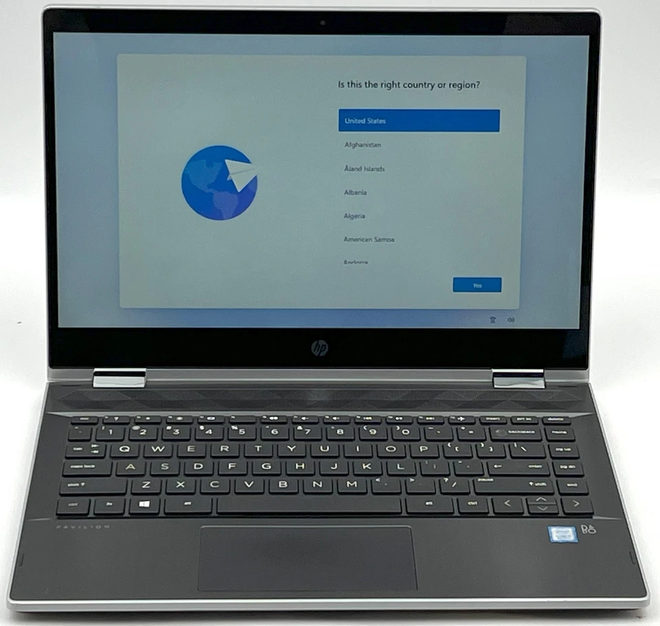 HP Pavilion x360 – 14" WXGA Touch – i5-8250U – 16GB RAM – 1TB HDD+16GB Optane - Image 1 of 4