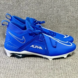 Nike Alpha Menace Pro 3 Royal Blue Football Cleats CT6649-414 Men's Size 17 - Picture 1 of 8