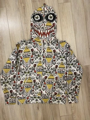 De Colección Raro Volcom Sheckler Sudadera con Capucha Jesse Pinkman Breaking Bad Hombres Pequeña Máscara con Cremallera Foto 1 de 4