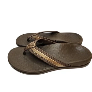 Vionic Tide II braune Damen-Flip-Flop-Sandalen Riemen Orthoheel Größe US 6 EU 37 - Bild 1 von 8
