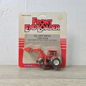 Ertl 1986 Red Deutz Allis Front End Loader Die Cast 1/64 Scale 1226-7HFO - Picture 1 of 8