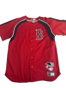 Vintage Nike Team Boston Red Sox Trikot Herren Medium Baseball Jersey Rot - Bild 1 von 8