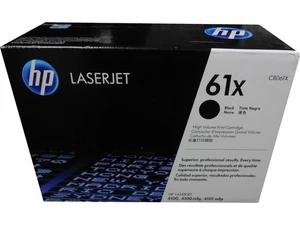HP C8061X (61X) Czarny toner o dużej pojemności Oryginalny (białe / niebieskie pudełko) - Zdjęcie 1 z 2