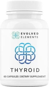 Raw Grass-Fed Desiccated Bovine Thyroid - Support for Women - Energy... - Foto 1 di 6