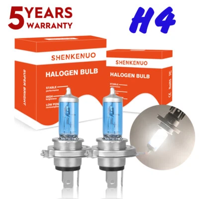 Par de lámparas halógenas H4 Hi/Lo para Yamaha XVS650 V Star 1998-2016 y XVS950 2009-2017 Foto 1 de 4