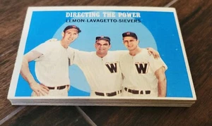 Senators $ MID -HI Lot: 1959 Topps 74 Lemon Sievers, 413 Camilo PASCUAL Dobbek++ - Picture 1 of 5