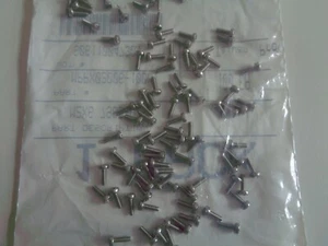 Screw, Pan Head Machine , M2 X 6mm Stainless Steel DIN 7985 100 PCS NEW - Picture 1 of 2