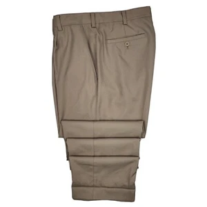 34x34 Nike Golf Pants Tan Beige Single Pleat Trouser Mens Size Dri Fit Pant Man - Picture 1 of 12