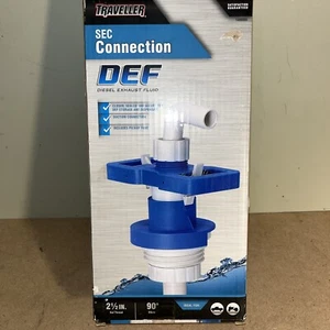 NUEVO DEF Líquido de Escape Diesel Conexión SEC 2 1/2" 90° Codo Almacenamiento Viajero - Imagen 1 de 3