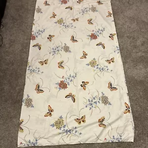 vintage cannon flat sheet full butterfly cotton blend mcm retro gold label usa - Picture 1 of 4