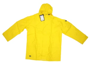 Helly Hansen Mandal Bib PVC Coated Polyester Waterproof Light Yellow HH Work L - Picture 1 of 17