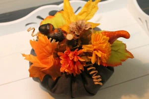  Deko Kürbis, XXL, Stoff Kürbis, Home Deko, Herbst, Pumkin,Tischdekoration - Bild 1 von 8