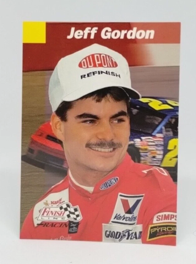 1993 Pro Set Finish Line Racing Jeff Gordon NASCAR Winston Cup Card #110 - Image 1 of 2