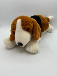 Kids Preferred Plush Puppy Dog Beagle Hound Dog 18" Brown White Black Lay 2000 - Picture 1 of 11