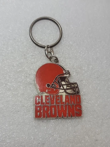 Cleveland Browns Metal Keychain Aminco Vintage NFL National Football League Cover