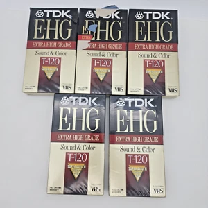 TDK E-HG T-120 Extra High Grade VHS - Picture 1 of 1