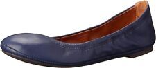 Lucky Brand Women's Emmie Ballet Flat, American Navy/Leather, Size UK 4