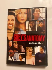 GREY’S ANATOMY SEASON ONE (2) DISC DVD SET WITH ORIGINAL INSERT - Imagen 1 de 2