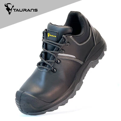 TAURANS Sicherheitsschuhe S3 Stahlkapp SRC Wassefest Komfortabele Herren Arbeitsschuhe