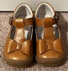 L’Amour Emma T-strap Gold Bow Shoes Toddler Girl Size 6 EUC 
