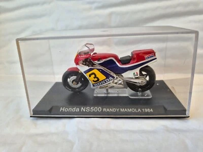 IXO 1/24 CLASSIC HONDA NS500 RANDY MAMOLA 1984 MOTO GP BIKE MOTORCYCLE - Image 1 of 3