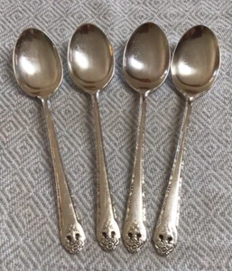 International Silber Holmes & Edwards Lovely Lady 4 Dessert Suppenlöffel 6 3/4" - Bild 1 von 7