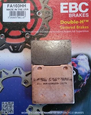 EBC/FA103HH Sintered Brake Pads (Rear) for Suzuki GSX1100EFE, GSX1100F, VL1500LC - image 1 of 3