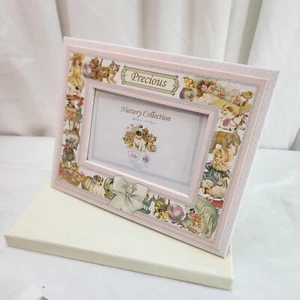 Pink Baby Girl Precious Gund 4x6 Decorative Picture Frame NEW Old Stock  Boxed - Picture 1 of 19