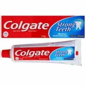 Colgate Toothpaste Strong Teeth_ 150g Cavity Protection with Calcium
