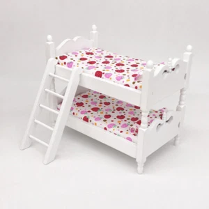 Dollhouse Bunk Bed Small Furniture Accessories Miniature Supplies - Picture 1 of 12