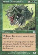 MTG magic cards 4x x4 Light Play, English Krosan Groundshaker Onslaught
