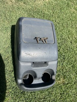 1992-1996 Ford F150 F250 F350 Bronco  Floor Center Console Opal Light Gray OEM - Image 1 of 4