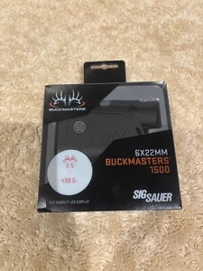 Sig Sauer Buckmasters 1500 Laser Rangefinder - 6x22mm Red #sok15601 - Picture 1 of 4