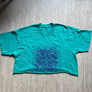 Vintage 90s Isle of Skye Tee Shirt Cropped Single Stitch Graphic Adult XL - Picture 1 of 6
