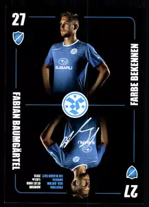 Fabian Baumgärtel Autogrammkarte Stuttgarter Kickers 2014-15 Orig Sign+ A 91038 - Bild 1 von 2